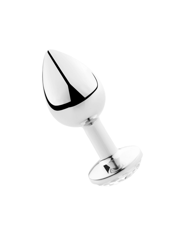 SECRETPLAY PLUG ANAL ALUMINIO TRANSPARENTE 7 CM