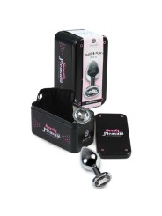 SECRETPLAY PLUG ANAL ALUMINIO TRANSPARENTE 8 CM