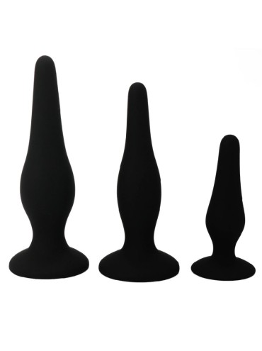 PRETTY LOVE KIT INICIACION ANAL PLUGS SILICONA