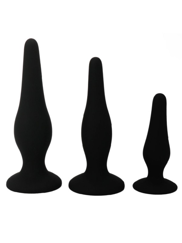 PRETTY LOVE KIT INICIACION ANAL PLUGS SILICONA
