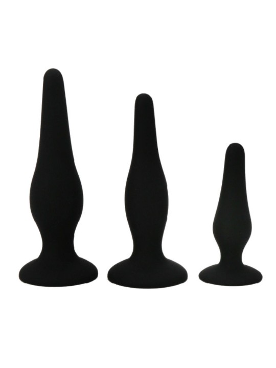 PRETTY LOVE KIT INICIACION ANAL PLUGS SILICONA