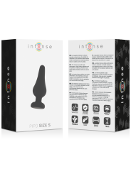 INTENSE ANAL PLUG PIPO S SILICONE NEGRO 98 CM