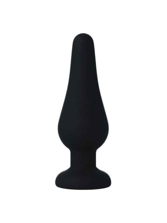 INTENSE ANAL PLUG PIPO M SILICONE NEGRO 11 CM