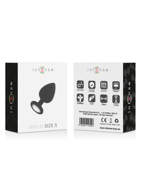 INTENSE SHELKI S PLUG ANAL NEGRO