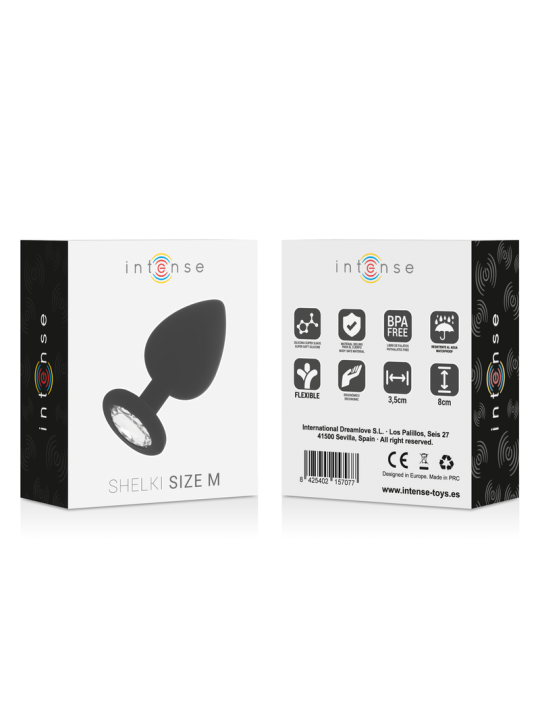 INTENSE SHELKI M PLUG ANAL NEGRO