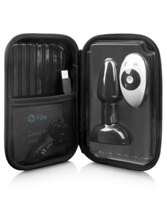 B VIBE RIMMING CONTROL REMOTO ANAL PLUG PETITE NEGRO