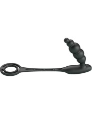 PRETTY LOVE ANILLOS PENE CON PLUG VIBRADOR