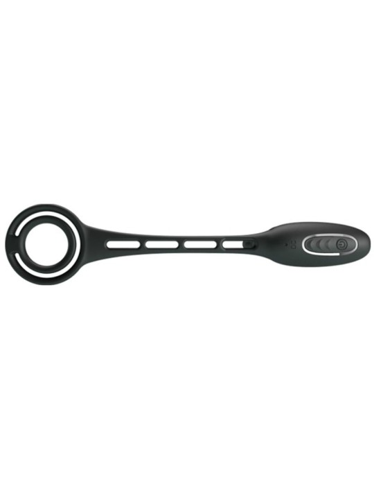 PRETTY LOVE ANILLOS PENE CON PLUG VIBRADOR