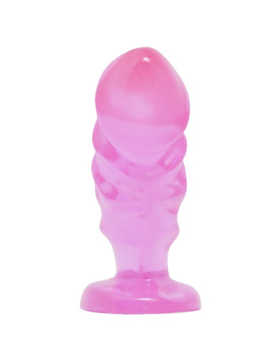 BAILE PLUG ANAL UNISEX CON VENTOSA ROSA
