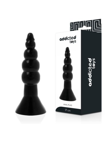 ADDICTED TOYS ANAL PLUG 17 CM NEGRO