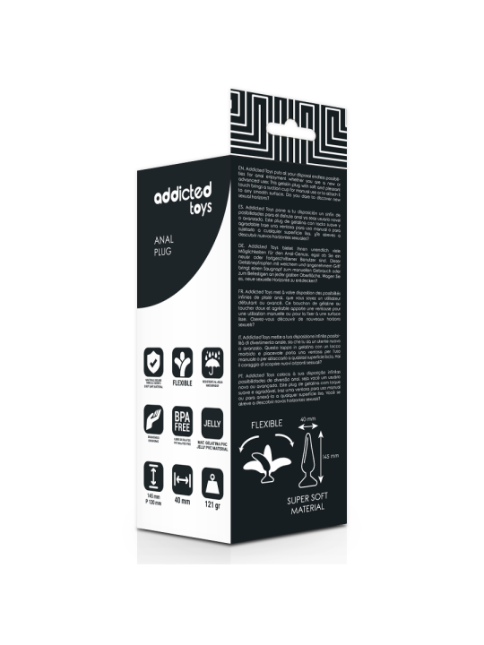 ADDICTED TOYS ANAL PLUG 145 CM NEGRO