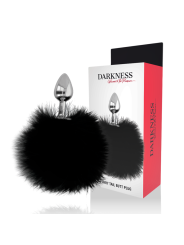 DARKNESS EXTRA BUTTPLUG ANAL CON COLA NEGRO 7 CM