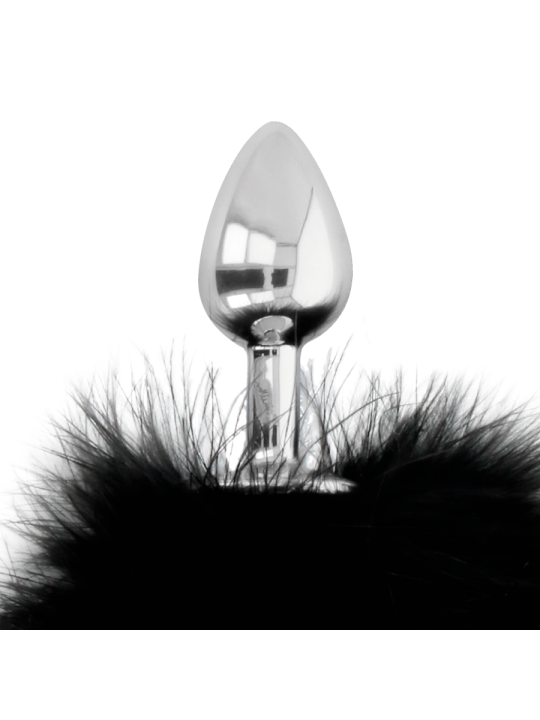 DARKNESS EXTRA BUTTPLUG ANAL CON COLA NEGRO 7 CM