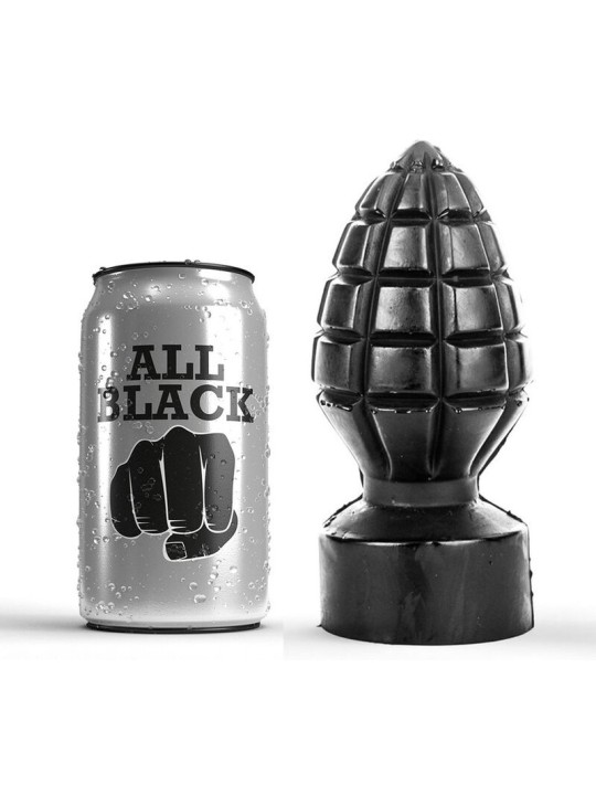 ALL BLACK PLUG ANAL 14 CM