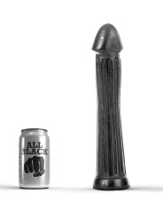 ALL BLACK PLUG DILDO 31 CM