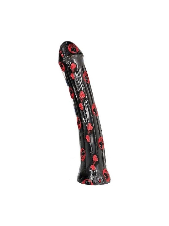 ALL BLACK PLUG DILDO 31 CM