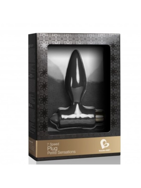 ROCKS OFF PLUG ANAL PARA PRINCIPIANTES PETITE SENSATIONS NEGRO