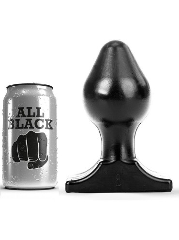ALL BLACK ANAL PLUG 16X8 CM