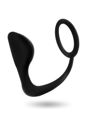 ADDICTED TOYS PLUG ANAL CON ANILLO PENE NEGRO