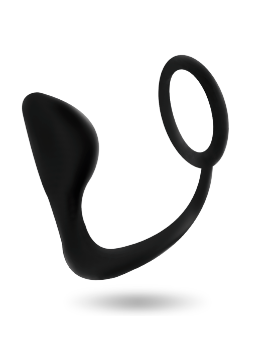 ADDICTED TOYS PLUG ANAL CON ANILLO PENE NEGRO