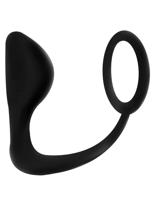 ADDICTED TOYS PLUG ANAL CON ANILLO PENE NEGRO