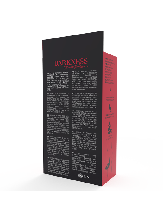 DARKNESS PLUG ANAL SILICONA CON COLA BLANCA
