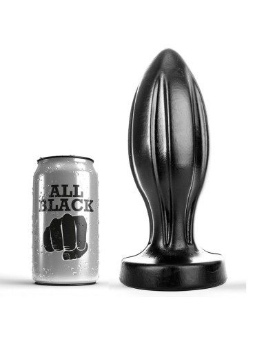 ALL BLACK ANAL PLUG 21 CM