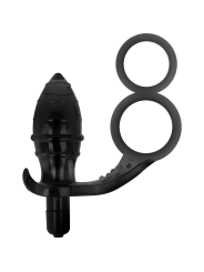 ADDICTED TOYS PLUG ANAL CON ANILLA DOBLE NEGRO