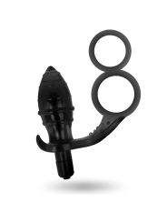 ADDICTED TOYS PLUG ANAL CON ANILLA DOBLE NEGRO