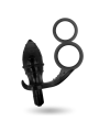 ADDICTED TOYS PLUG ANAL CON ANILLA DOBLE NEGRO