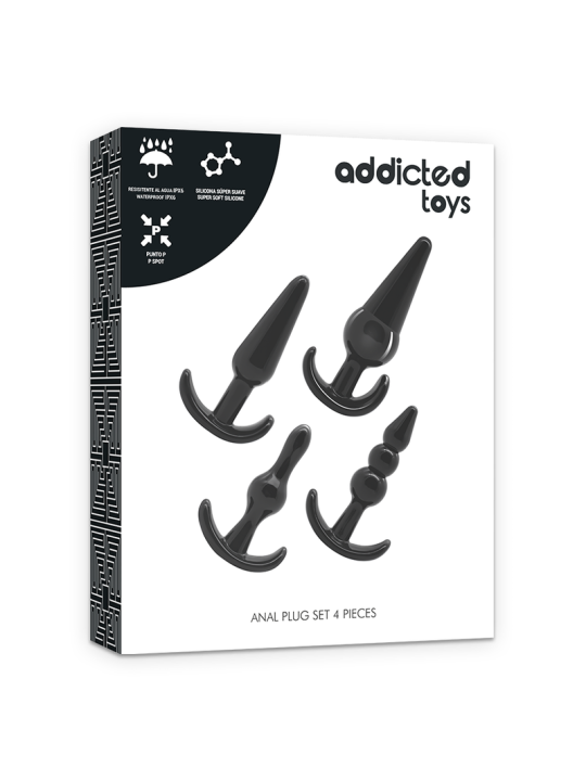 ADDICTED TOYS SET 4 PLUGS ANALES
