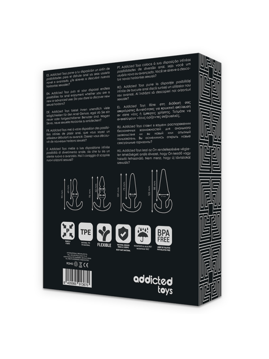 ADDICTED TOYS SET 4 PLUGS ANALES