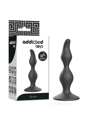 ADDICTED TOYS ANAL SEXUAL PLUG 12 CM NEGRO