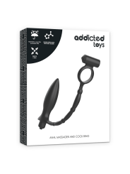 ADDICTED TOYS PLUG ANAL CON ANILLO VIBRADOR
