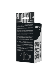 ADDICTED TOYS PLUG ANAL CON ANILLO SILICONA NEGRO