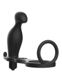 ADDICTED TOYS PLUG ANAL CON ANILLO SILICONA NEGRO 12 CM