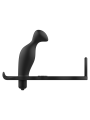 ADDICTED TOYS PLUG ANAL CON ANILLO SILICONA NEGRO 12 CM