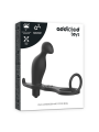 ADDICTED TOYS PLUG ANAL CON ANILLO SILICONA NEGRO 12 CM