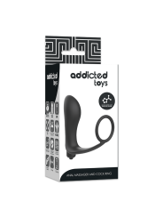 ADDICTED TOYS PLUG ANAL VIBRADOR CON ANILLO PENE