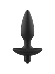 ADDICTED TOYS MASAJEADOR PLUG ANAL CON VIBRACION NEGRO