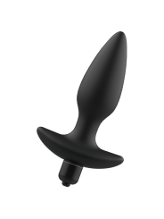 ADDICTED TOYS MASAJEADOR PLUG ANAL CON VIBRACION NEGRO