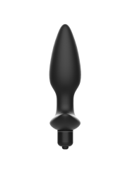 ADDICTED TOYS MASAJEADOR PLUG ANAL CON VIBRACION NEGRO