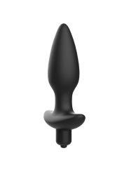 ADDICTED TOYS MASAJEADOR PLUG ANAL CON VIBRACION NEGRO