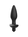 ADDICTED TOYS MASAJEADOR PLUG ANAL CON VIBRACION NEGRO