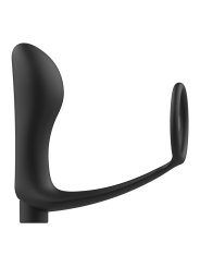ADDICTED TOYS ANILLA PENE CON PLUG ANAL CONTROL REMOTO NEGRO RECARGABLE