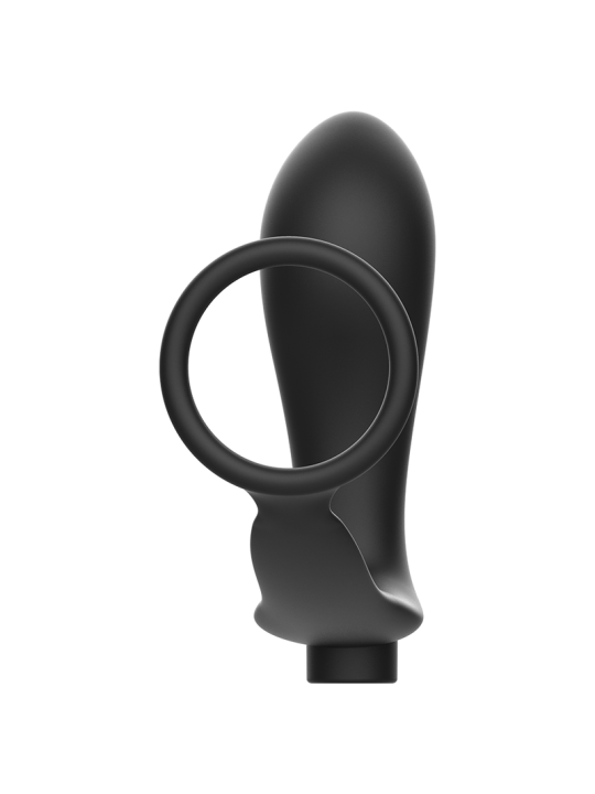 ADDICTED TOYS ANILLA PENE CON PLUG ANAL CONTROL REMOTO NEGRO RECARGABLE