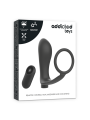 ADDICTED TOYS ANILLA PENE CON PLUG ANAL CONTROL REMOTO NEGRO RECARGABLE