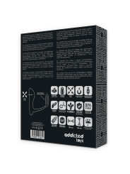 ADDICTED TOYS ANILLA PENE CON PLUG ANAL CONTROL REMOTO NEGRO RECARGABLE