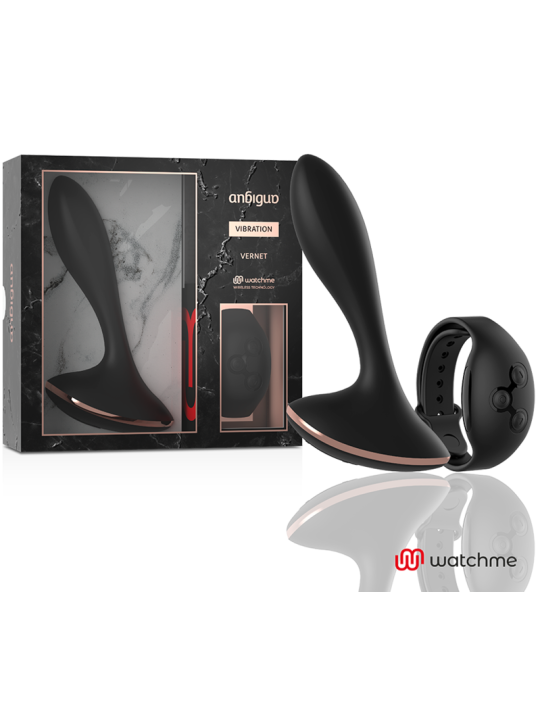 ANBIGUO WATCHME CONTROL REMOTO VIBRADOR PLUG ANAL VERNET