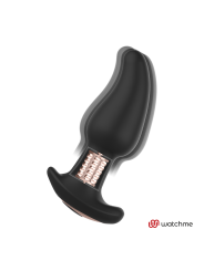 ANBIGUO WATCHME CONTROL REMOTO PLUG ANAL VIBRADOR CON ROTACION DE PERLAS AMADEUS